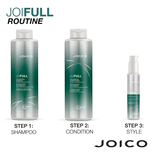 Vista 7 de Joico JoiFULL Volumizing Set For Fine, Thin Hair Add Instant Body Long-Lasting Fullness For Thicker Bouncier Hair Boost Shine With Lotus