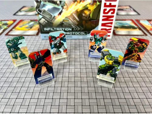 Vista 5 de Renegade Games Studio Transformers Juego de construcción de mazos: expansión del protocolo de infiltración - Edades 14+, 1-5 jugadores