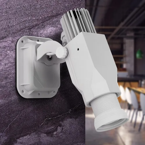Vista 4 de HILITING - Proyector LED GOBO de 30 W, proyector de logotipo publicitario de 2400 lúmenes, incluye GOBO de vidrio personalizado, logotipo Blanco