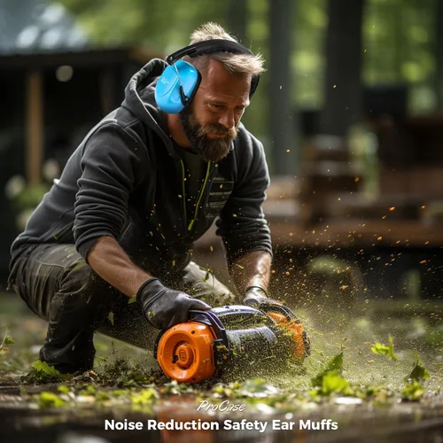 Vista 158 de ProCase NRR 28dB Noise Reduction Ear Muffs, Foldable Adjustable Noise Cancelling Headphones