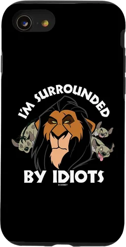 Vista 18 de Funda para iPhone 16 Disney The Lion King Scar I'm Surrounded By Idiots