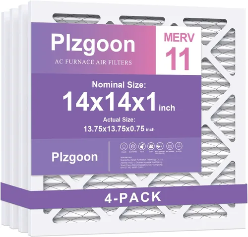 Vista 13 de Filtros de Aire 10x10x1 MERV 8 MPR 600 Paquete de 4 Filtros Plisados para Hogar HVAC AC Calefacción Filtros de Aire Acondicionado para Casa Oficina