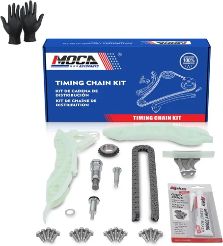 Vista 10 de Kit de cadena de distribución con 2 piñones de sincronización de válvula variable de motor de admisión y escape, compatible con 2013 para Mini