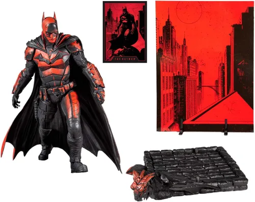Vista 6 de McFarlane TM15070 DC Movie-Figura coleccionable de Batman, multicolor de 12 pulgadas