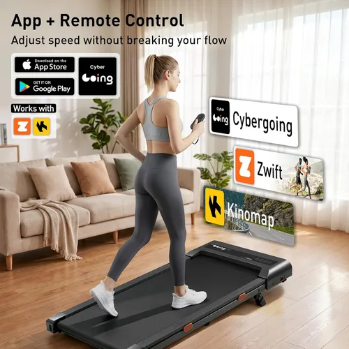 Vista 13 de Cybergoing T10 Walking Pad Treadmill Powered By Bosch®, Under Desk