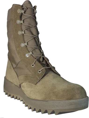 Vista 3 de MCRAE - Botas de combate con suela ondulada, estilo #8188