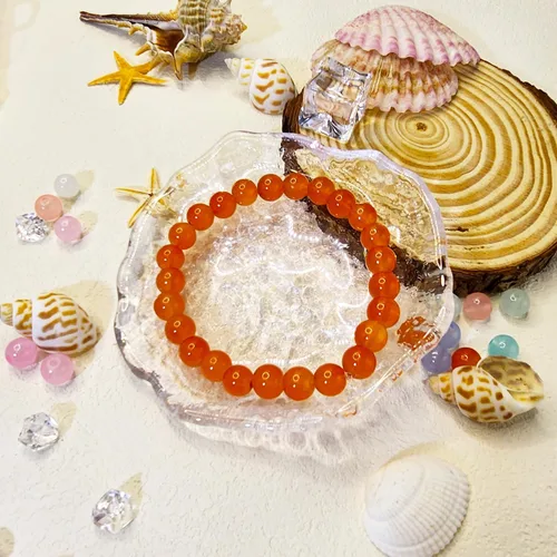 Vista 7 de 1200 PIEZAS 8mm Cuentas de Vidrio para Hacer Joyas, Kit de 24 Colores de Cuentas de Cristal para Pulseras, 2 Cajas de Cuentas Redondas Adecuadas