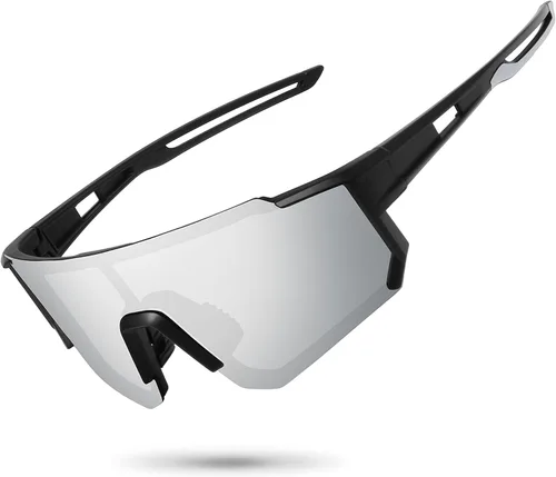 Vista 21 de STORYCOAST Lentes de sol deportivos polarizados para hombres y mujeres, para conducir, pesca, ciclismo, bicicleta de montaña, protección UV400