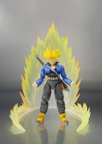 Vista 6 de Dragon Ball Z Super Saiyan Trunks S.H.Figuarts Premium Color Ver. Figura de acción