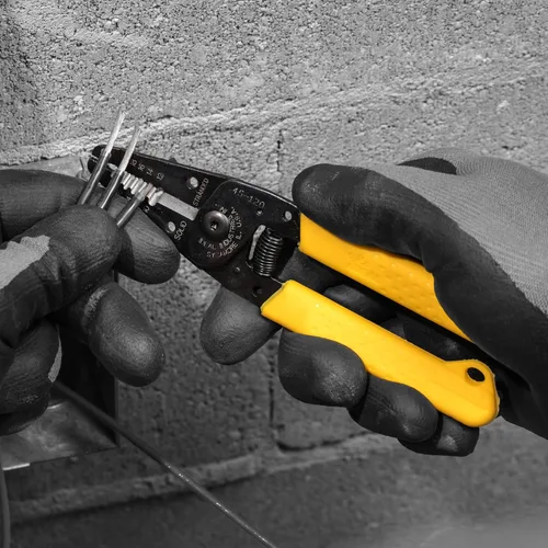 Vista 7 de Pelacables ideales, pelacables en T, herramienta eléctrica profesional Electric wire stripper, 0.75mm2-6mm2 plier, narrow nose electrical pliers