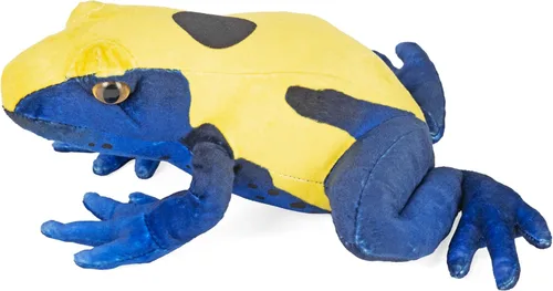 Vista 3 de Wild Republic Citronella Dart Frog, Cuddlekins, animal de peluche, 12 pulgadas, regalo para niños, juguete de peluche, botellas de agua recicladas