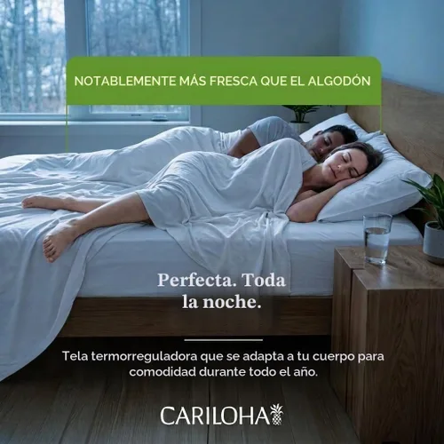 Vista 4 de Juego de sábanas de bambú clásico de Cariloha de 4 piezas – Sábanas y fundas de almohada más suaves (matrimonial, blanco)