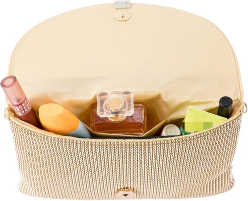 Vista 6 de AZWBAG Bolso de noche para mujer con diamantes de imitación brillantes