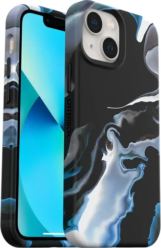 Vista 8 de OtterBox - Funda ultradelgada para iPhone 13 Mini Series, hecha para Apple MagSafe, funda protectora artística con material suave al tacto