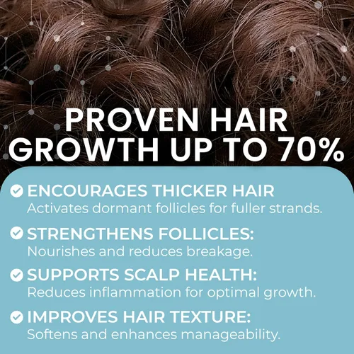 Vista 6 de Vitaminas para el crecimiento del cabello para hombres Apoya la fuerza de la barba y el cuero cabelludo Ayuda a reducir el adelgazamiento