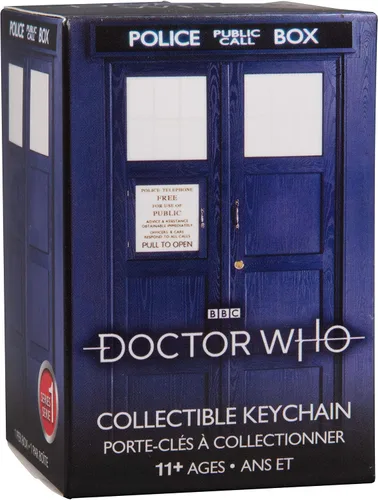Vista 7 de DOCTOR WHO Caja ciega misteriosa, paquete de 3 – Recibe 3 llaveros misteriosos – Colecciona los 9 – Serie 1, Azul, Talla única
