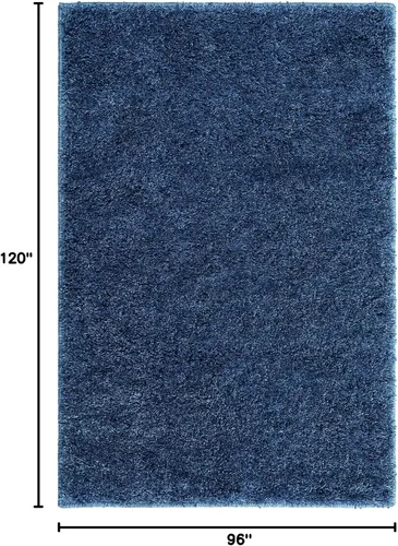 Vista 2 de Fashionwu Alfombra grande de 8 x 10 pies, para dormitorio, oficina, moderna, elegante, de hilo teñido, de alta resistencia, calidad de hotel