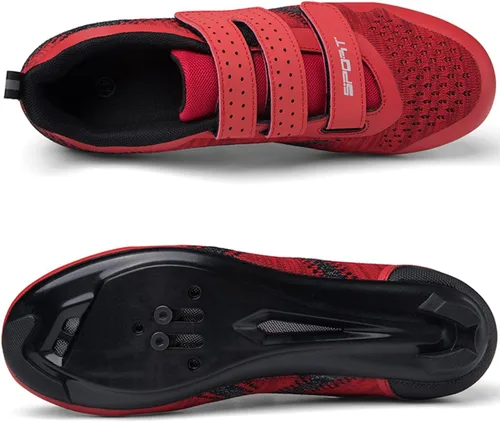 Vista 3 de Zapatos de ciclismo unisex compatibles con Peloton Road Bike Shoes para hombres y mujeres con clip de tacos Delta, para interiores y exteriores