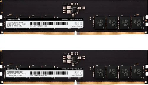 Vista 6 de TEAMGROUP Elite DDR5 de 16GB 4800 MHz (PC5-38400) CL40 sin ECC, sin búfer 1.1 V UDIMM 288 pines PC, módulo de memoria RAM actualizada