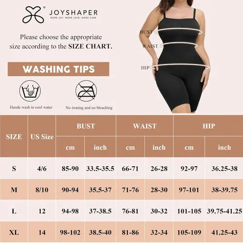 Vista 5 de JOYSHAPER Body para mujer con control de abdomen, sin costuras, esculpir el cuerpo, moldeador de cuerpo