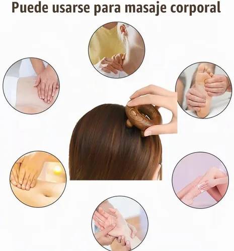 Vista 4 de OULIGET Herramientas de masaje abdominal de terapia de madera, masajeador de drenaje linfático, herramientas de raspado para esculpir el cuerpo