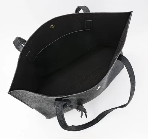 Vista 4 de Nodykka - Bolso con asas para hombro para mujer, de cuero sintético, con borla