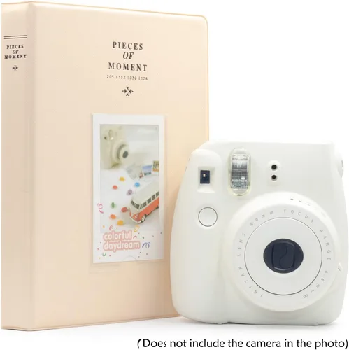 Vista 3 de Álbum de fotos Ablus pequeño con 128 bolsillos para fotos de cámaras instantáneas Fujifilm Instax Mini 7s 8 8+ 9 25 26 50s 70 90 y tarjetas