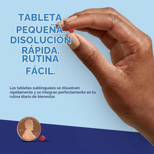 Vista 4 de Superior Source Tableta multivitamínica de ácido fólico B12/B6, 1000 mcg/2 mg/800 mcg, 60