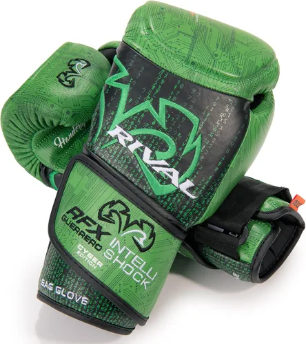 Vista 3 de RIVAL Guantes de boxeo RFX-Guerrero Intelli-Shock 2.0 D3O, edición limitada cibernética, diseño y ajuste de guantes de lucha profesional