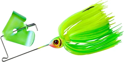 Vista 18 de Booyah Pond Magic Señuelo de pesca de róbalo con hoja giratoria para aguas pequeñas