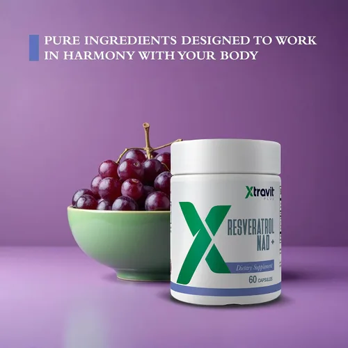 Vista 9 de Resveratrol NAD + Suplemento – Suplementos de refuerzo de la longevidad pura para hombres y mujeres – Puede apoyar el envejecimiento saludable