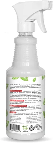 Vista 9 de Mighty Mint Peppermint Oil Mouse Repellent Spray, 16 oz Control natural en interiores y exteriores para ratones y roedores, fórmula extrafuerte a