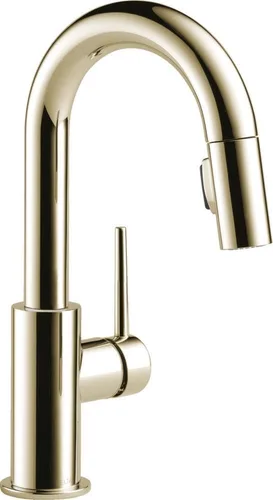 Vista 11 de Delta 9959-LS-DST Trinsic 1.8 GPM Grifo de barra extraíble de un solo agujero/preparación con cabezal rociador de acoplamiento magnético y giratorio