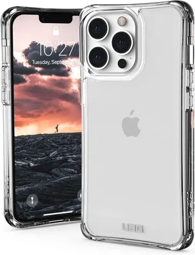 Vista 13 de URBAN ARMOR GEAR UAG - Funda protectora diseñada para iPhone 13 Pro, color negro, resistente, ligera, delgada, a prueba de golpes, Pathfinder
