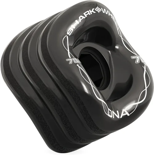 Vista 3 de Ruedas Shark Wheel de 72 mm para longboard de crucero, fórmula DNA, juego de 4 ruedas