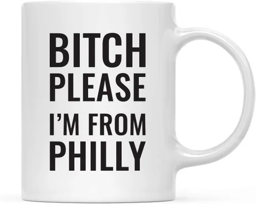 Vista 78 de Andaz Press Taza de café de 11 onzas, regalo de broma, Bitch Please I'm from Alabama, paquete de 1, incluye caja de regalo, divertidas ideas