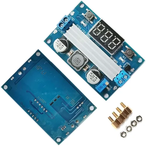 Vista 4 de Kiro&Seeu LTC1871 Boost Power Module High Power DC-DC 100W Salida ajustable 3.5-35v Paso arriba Fuente de alimentación Convertidor de Módulo Tablero