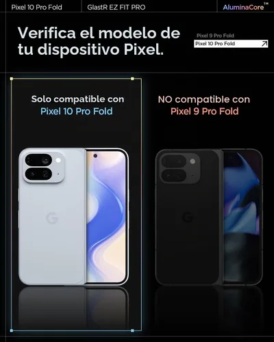 Vista 2 de Spigen GlasTR EZ FIT Pro - Protector de pantalla para Pixel 10 Pro Fold