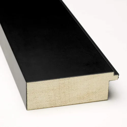Vista 2 de Amanti Art Espejo de baño de madera, espejo de pared negro Corvino para usar como espejo de tocador de baño sobre el fregadero (35 x 45 pulgadas)