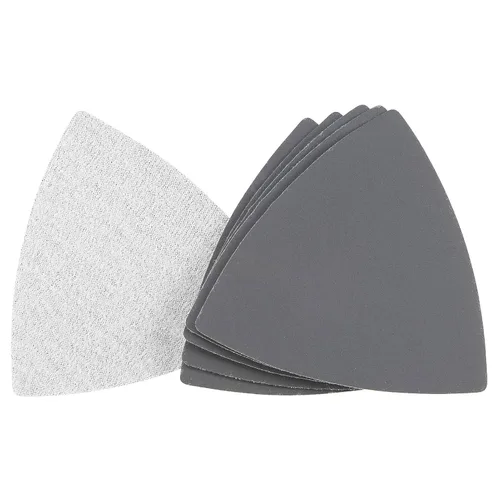 Vista 9 de TA-VIGOR 8 almohadillas de lijado triangulares de grano 800, almohadillas de lijado de carburo de silicona con gancho y bucle para multiherramienta