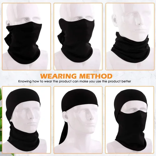 Vista 6 de Kids Balaclava Ski Mask Cold Weather Windproof Tactical Face Mask Winter for Skiing Snowboarding Cycling