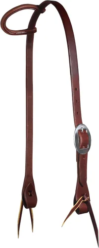 Vista 4 de Professional's Choice Ranch - Cabezales de oreja única de ¾ pulgadas Ajuste de hebilla única Aceite pesado con controles de corbata
