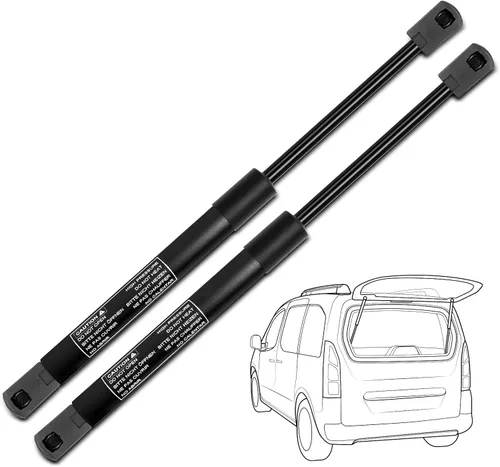 Vista 14 de YHTAUTO 4 puntales de soporte de elevación de vidrio para puerta trasera y ventana trasera, repuesto para modelos Chevy/GMC/Cadillac 2007-2014
