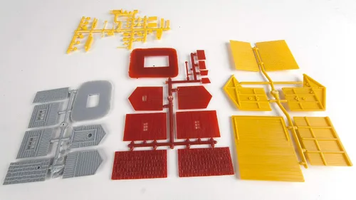 Vista 2 de Kits de construcción a escala HO Life-Like Trains - Tiendas de pista