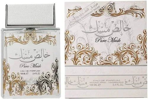 Vista 4 de Lattafa Perfumes Pure Musk - Juego de 2 piezas unisex (Eau de Parfum Spray de 3.4 onzas + 1.7 onzas de spray corporal perfumado)