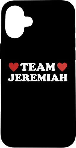 Vista 23 de Team Jeremiah I Love Jeremiah I Heart Jeremiah Case for iPhone 17