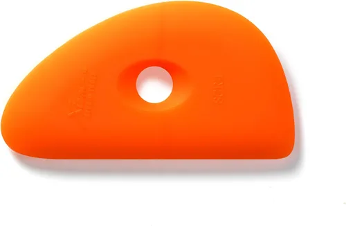 Vista 3 de Xiem Tools Costilla de arcilla de silicona suave para cerámica y cerámica (SCR1-O-10193)