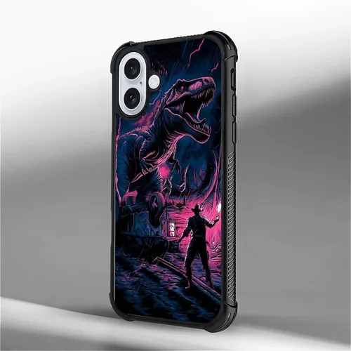 Vista 1009 de Funda compatible con iPhone 15, diseño de elefantes africanos, diseño increíble a prueba de golpes, antiarañazos, carcasa trasera de policarbonato