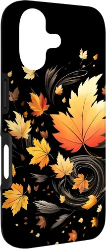 Vista 3 de Fall Season Autumn Leaves Thanksgiving Case for iPhone 17