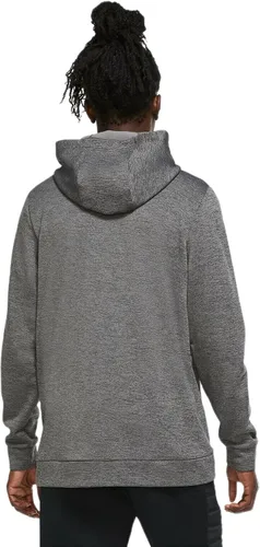 Vista 2 de Nike Therma-FIT - Sudadera con capucha de forro polar con cremallera completa (DR8826-071) Gris-Negro